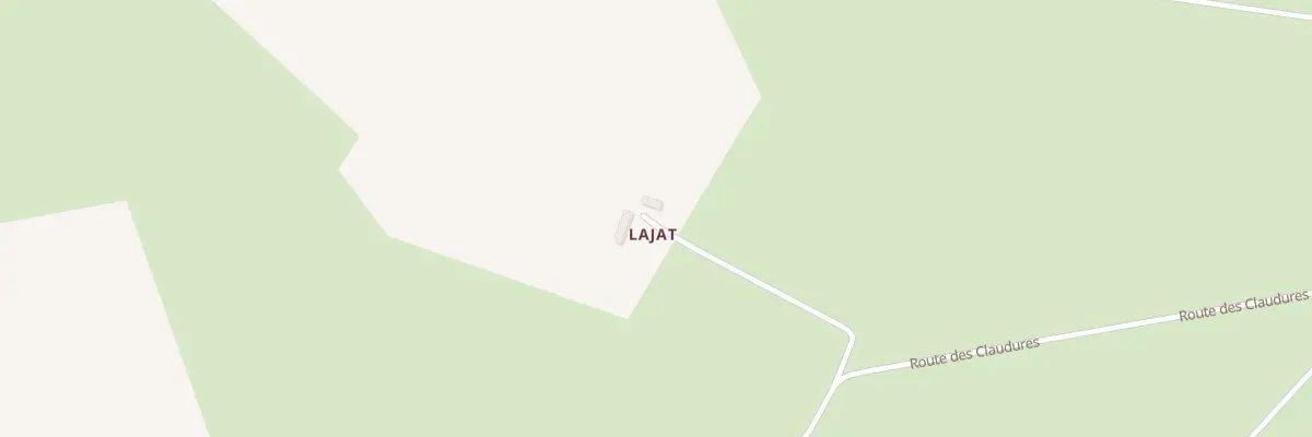 Plan du 5110 Lajat à Saint-Sauvier