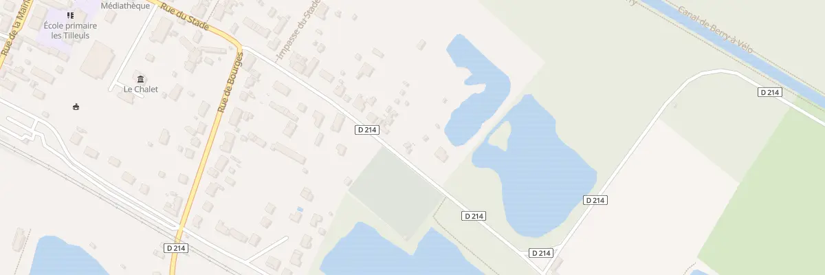 Plan du 59 Rue du Stade à Marmagne