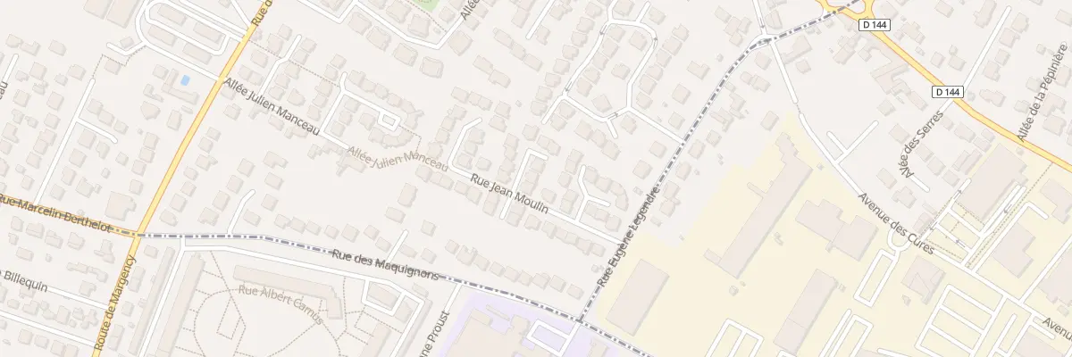 Plan du 29 Rue Jean Moulin à Margency