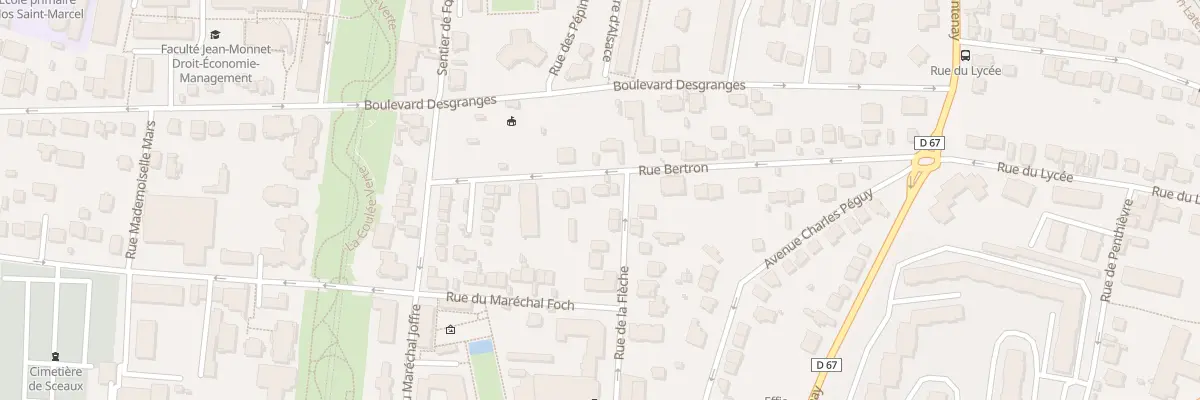 Plan du 17 Rue Bertron à Sceaux