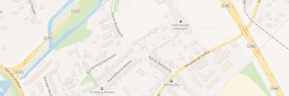 Plan du 3 Rue du Blancbourg Impasse à à Blendecques