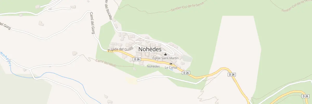 Plan du 35 Le Village à Nohèdes