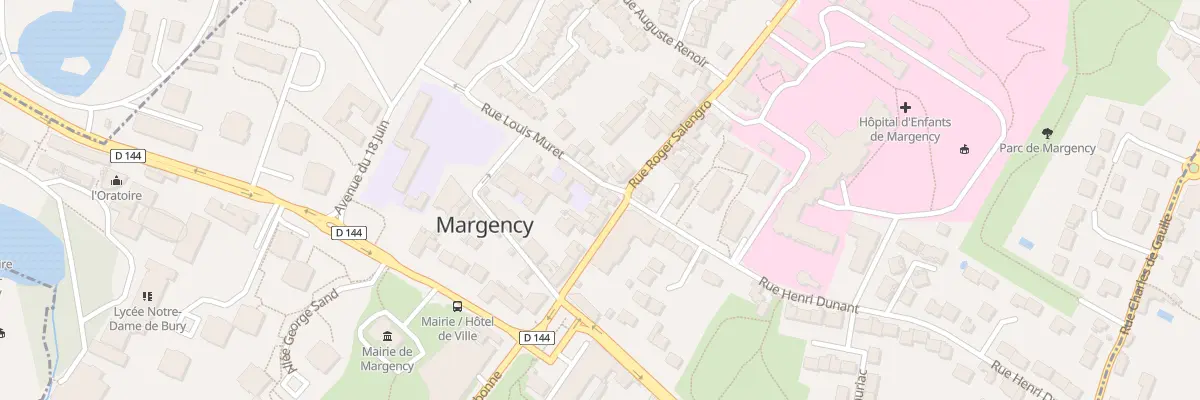Plan du 1 Rue Louis Muret à Margency