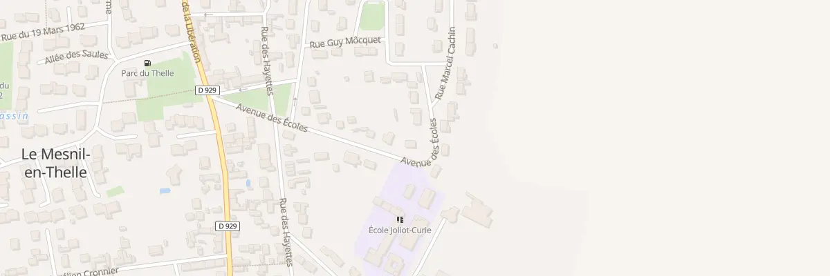 Plan du 9 Av des Ecoles au Mesnil-en-Thelle
