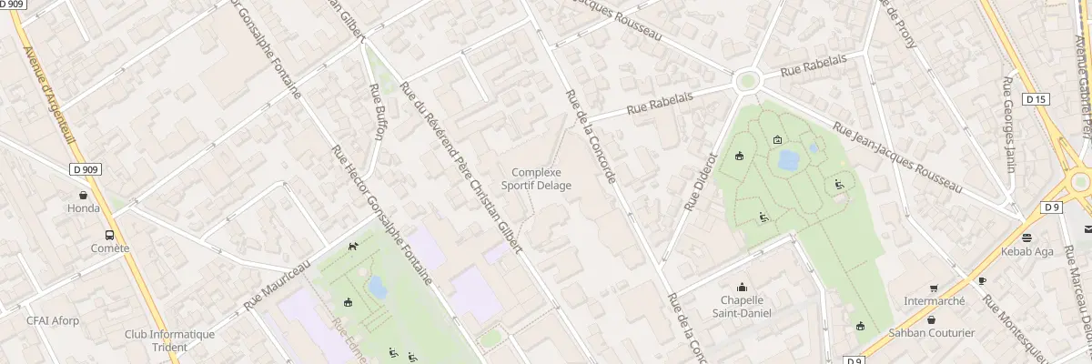 Plan du 18B Rue du R P Ch Gilbert à Asnières-sur-Seine