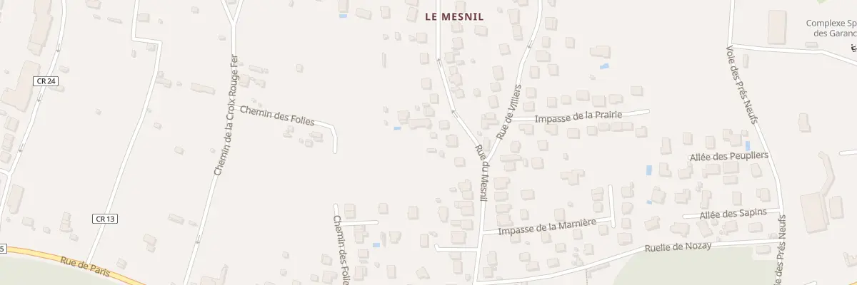 Plan du 33 Rue du Mesnil à Longpont-sur-Orge