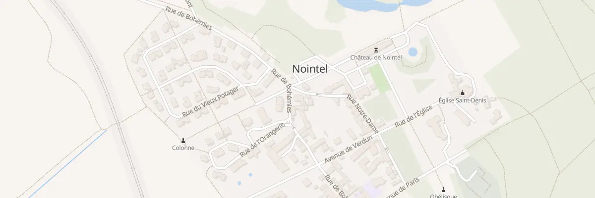 Plan du 25 Rue Notre Dame à Nointel