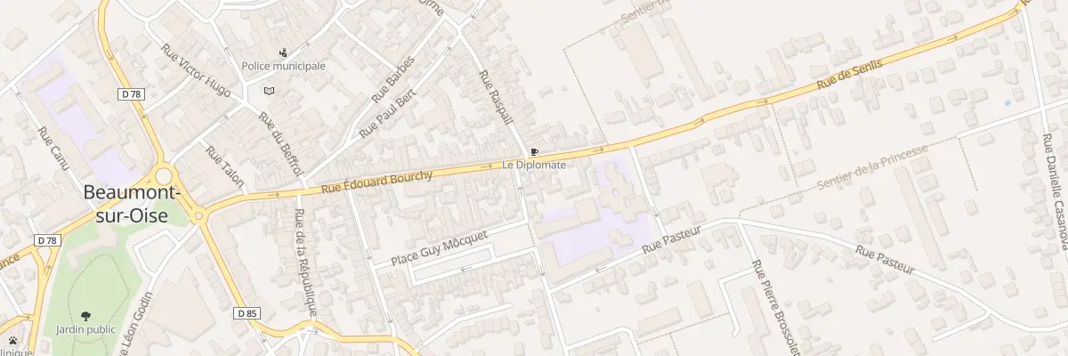 Plan du 40 Rue Edouard Bourchy à Beaumont-sur-Oise