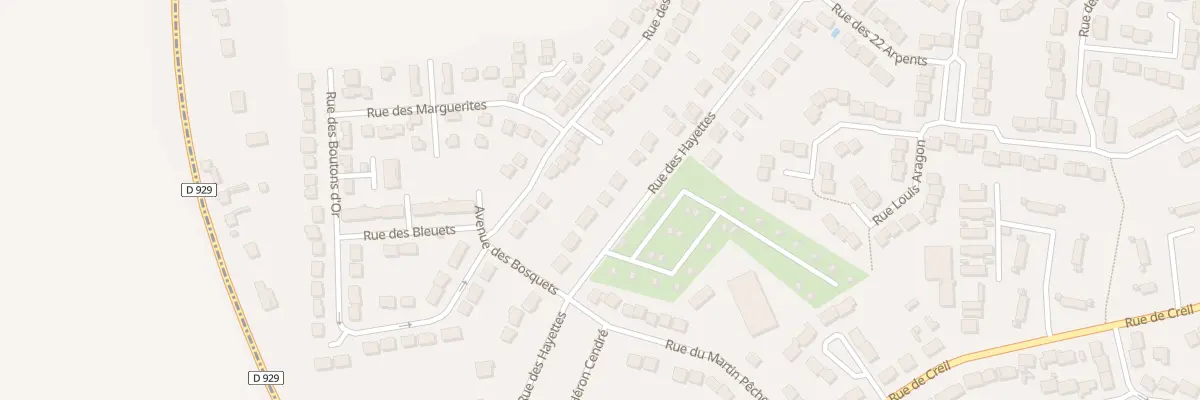 Plan du 50 Rue des Hayettes à Bernes-sur-Oise