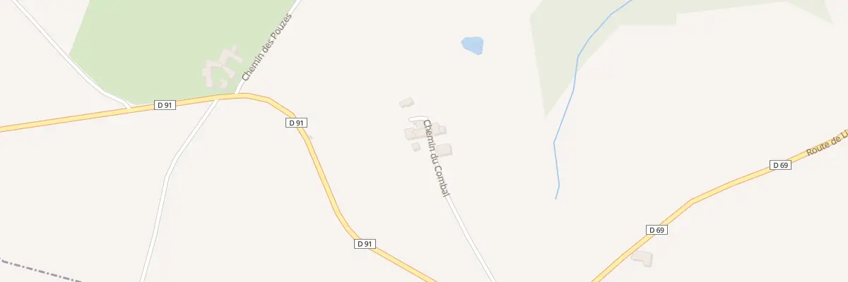 Plan du 5146 Le Combal à Andouque