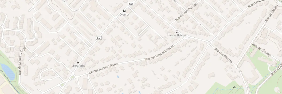 Plan du 24 Rue des Hautes Bievres à Antony
