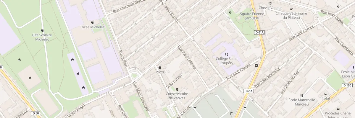 Plan du 48 Av Victor Hugo à Vanves