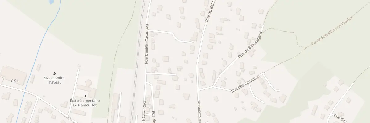 Plan du 7 Rue du Bel Air à Presles