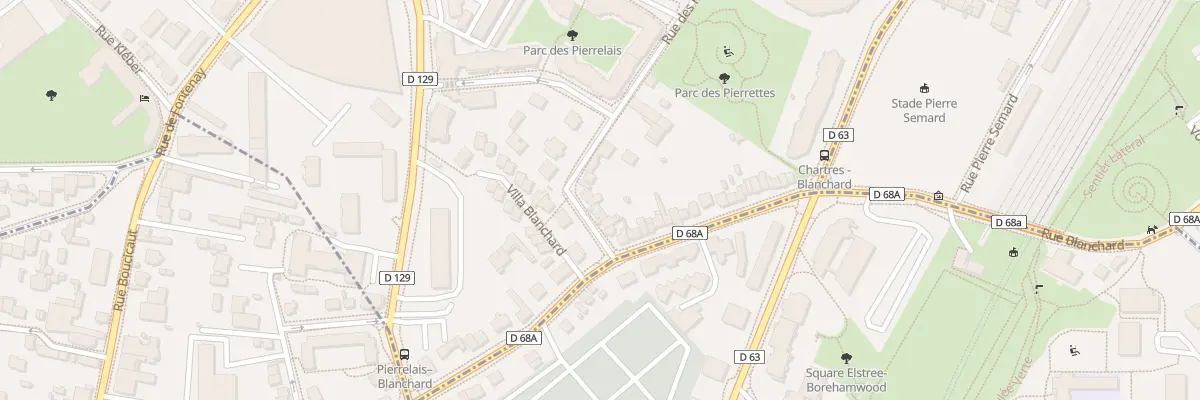 Plan du 10 Rue des Pierrettes à Châtillon