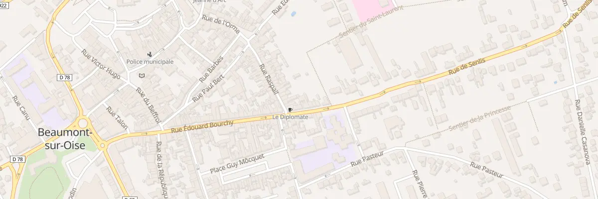Plan du 35 Rue Raspail à Beaumont-sur-Oise