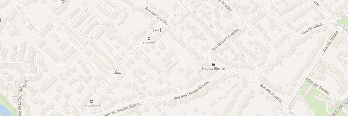 Plan du 12 Rue des Hautes Bievres à Antony