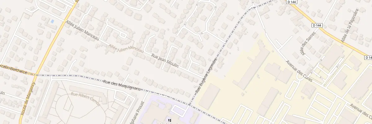 Plan du 21 Rue Jean Moulin à Margency