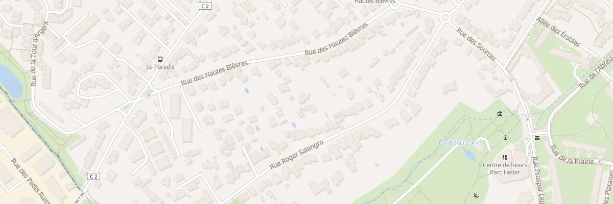 Plan du 54T Rue Roger Salengro à Antony
