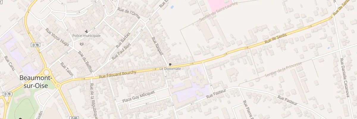 Plan du 59 Rue Edouard Bourchy à Beaumont-sur-Oise