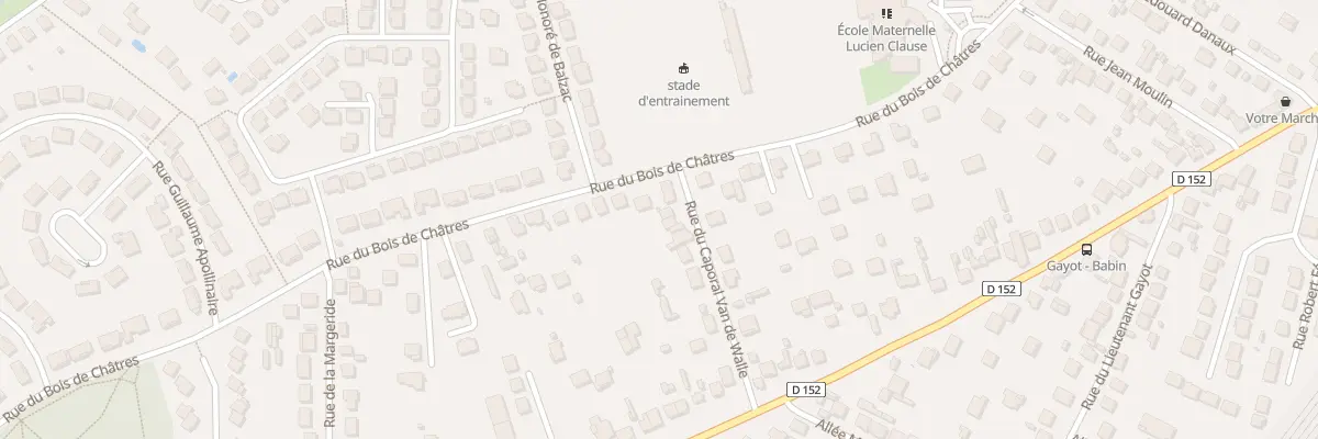 Plan du 13B Rue Caporal Van de Walle à Brétigny-sur-Orge