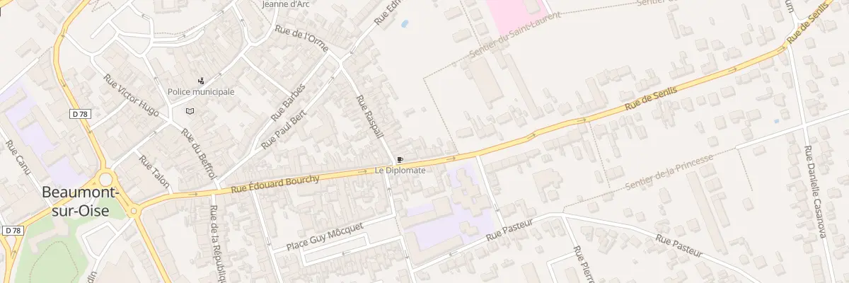 Plan du 61 Rue Edouard Bourchy à Beaumont-sur-Oise