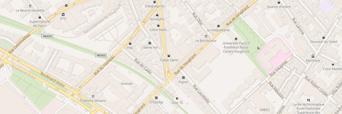 Plan du 241 Rue de la Croix Nivert à Paris 15e Arrondissement