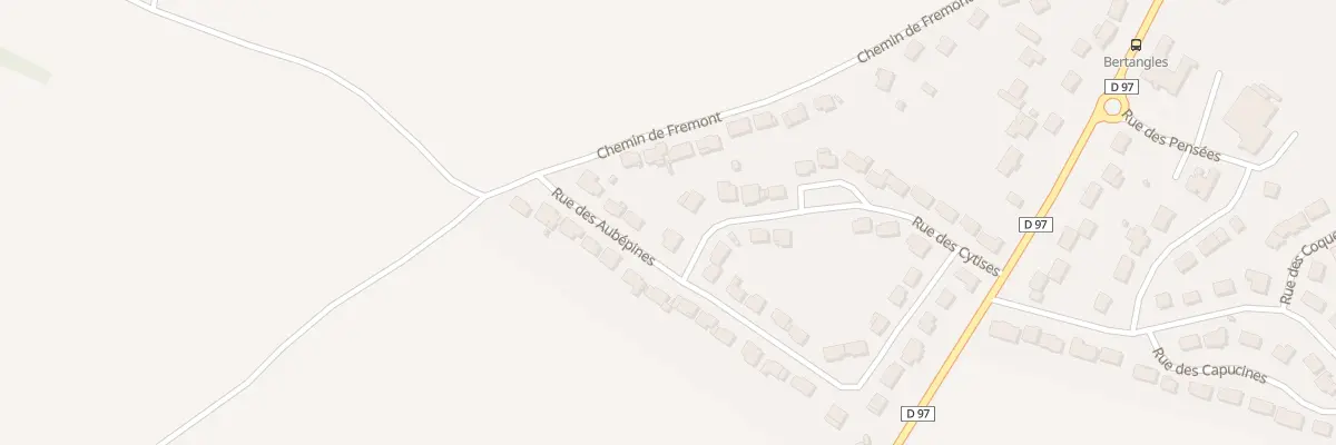 Plan du 28 Rue des Cytises à Bertangles