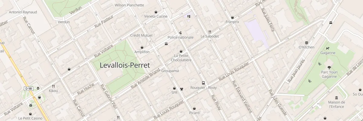 Plan du 88 Rue Aristide Briand à Levallois-Perret