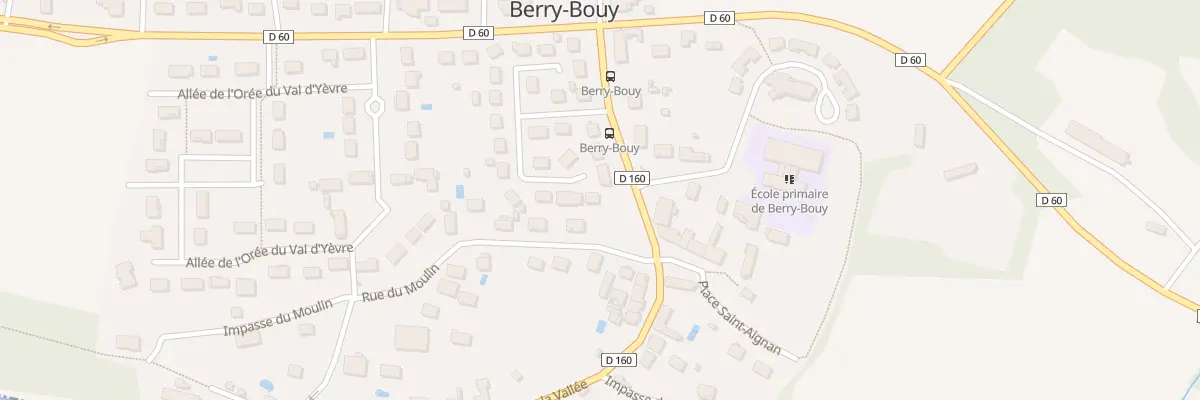 Plan du 15 All des Marronniers à Berry-Bouy