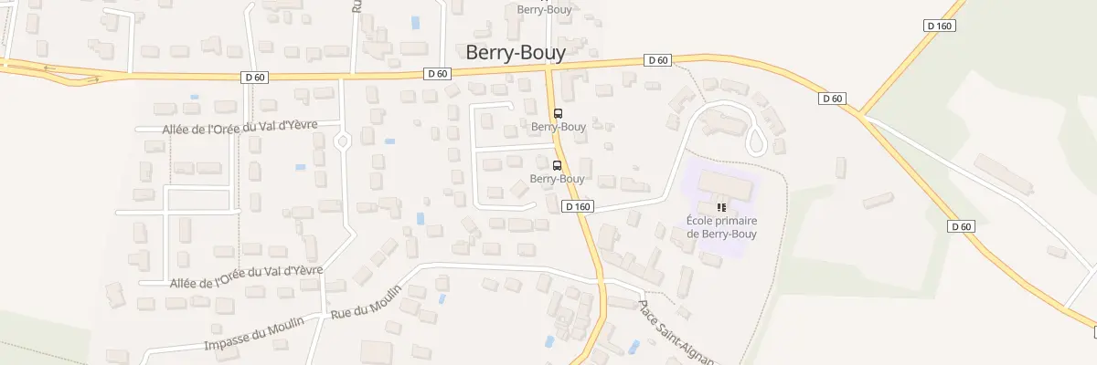 Plan du 11 All des Marronniers à Berry-Bouy