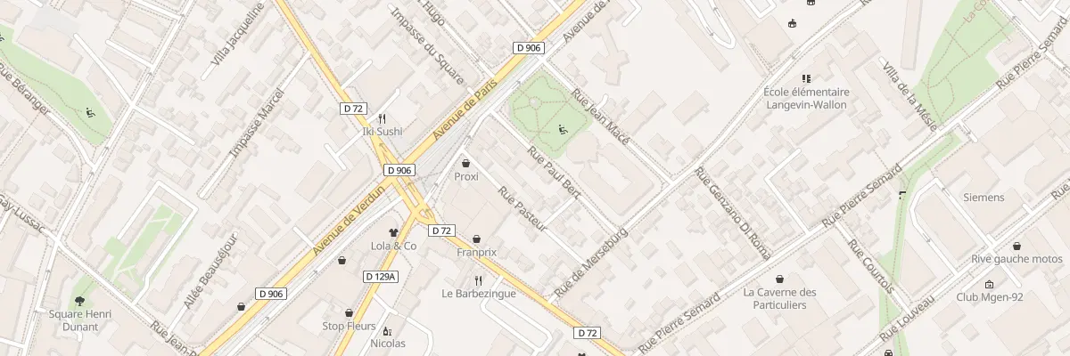 Plan du 8 Rue Paul Bert à Châtillon