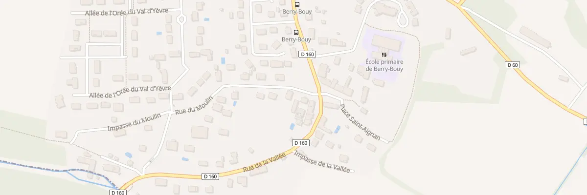 Plan du 7 Rue du Moulin à Berry-Bouy