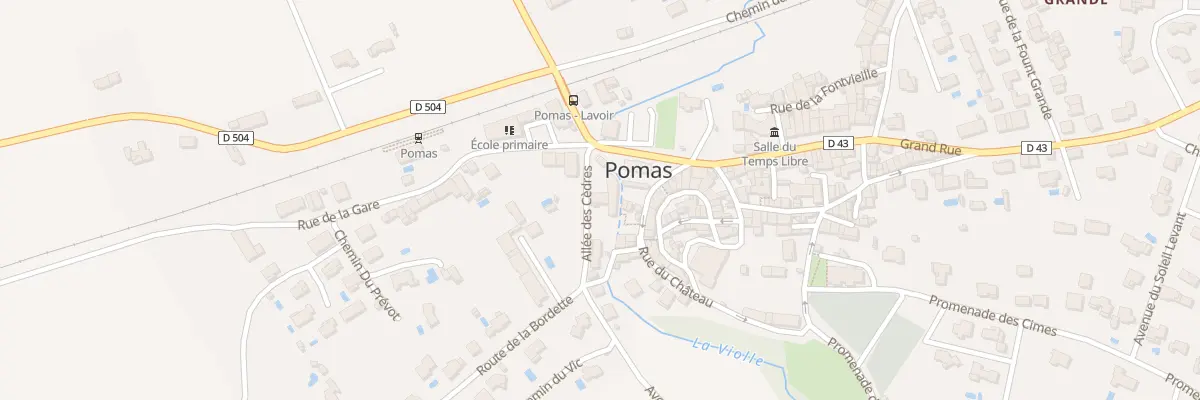 Plan du 5007A All des Serres à Pomas
