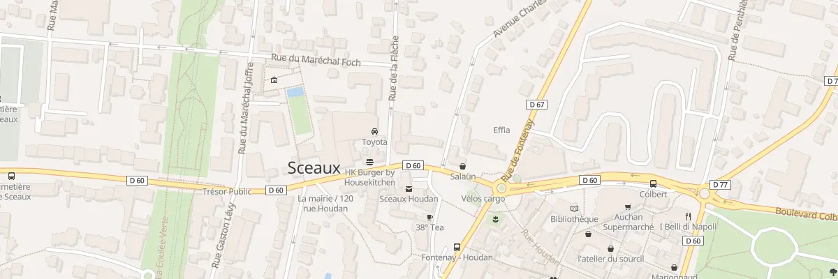 Plan du 112B Rue Houdan à Sceaux