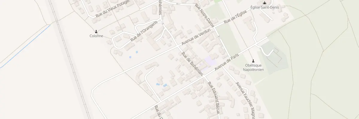 Plan du 9 Rue des Bohémies à Nointel