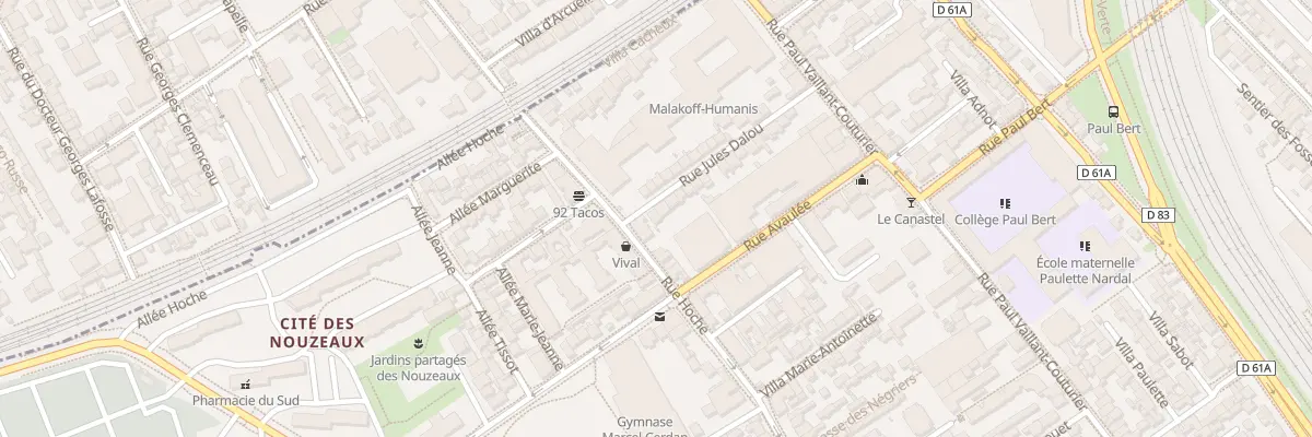 Plan du 37 Rue Jules Dalou à Malakoff