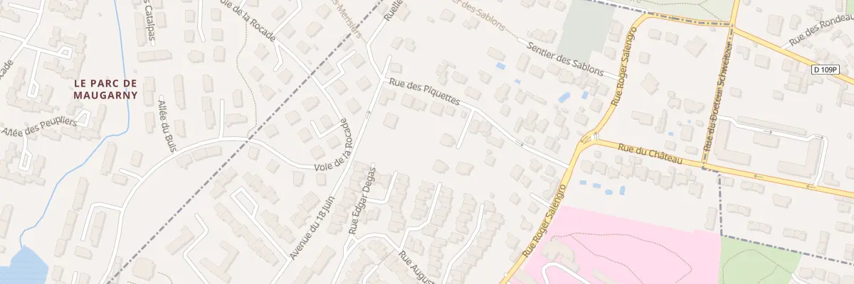 Plan du 13 Rue des Piquettes à Margency