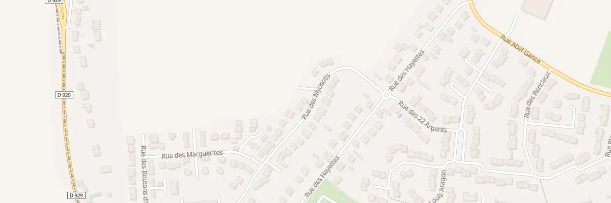 Plan du 27 Rue des Myosotis à Bernes-sur-Oise