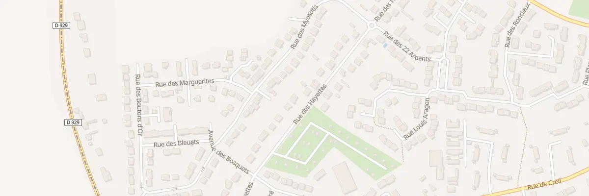 Plan du 44 Rue des Hayettes à Bernes-sur-Oise