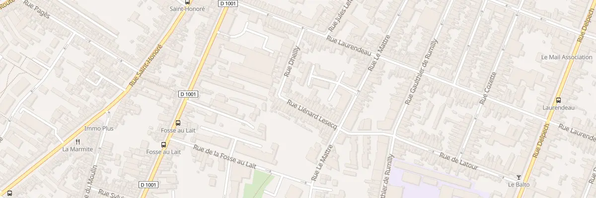 Plan du 30 Rue Liénard Lesecq à Amiens