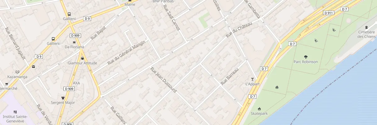 Plan du 61 Rue du Château à Asnières-sur-Seine