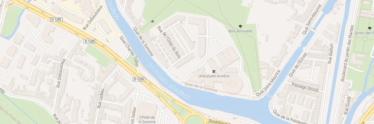 Plan du 18 Rue de l’Orée du Bois à Amiens