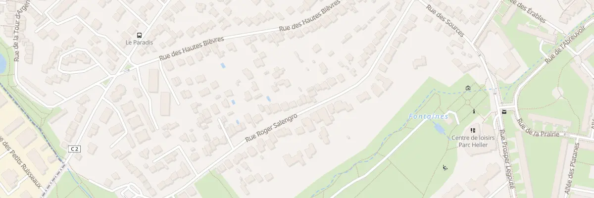 Plan du 50 Rue Roger Salengro à Antony