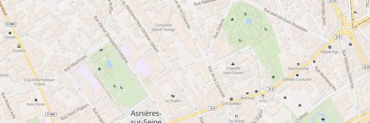 Plan du 21 Rue de la Concorde à Asnières-sur-Seine