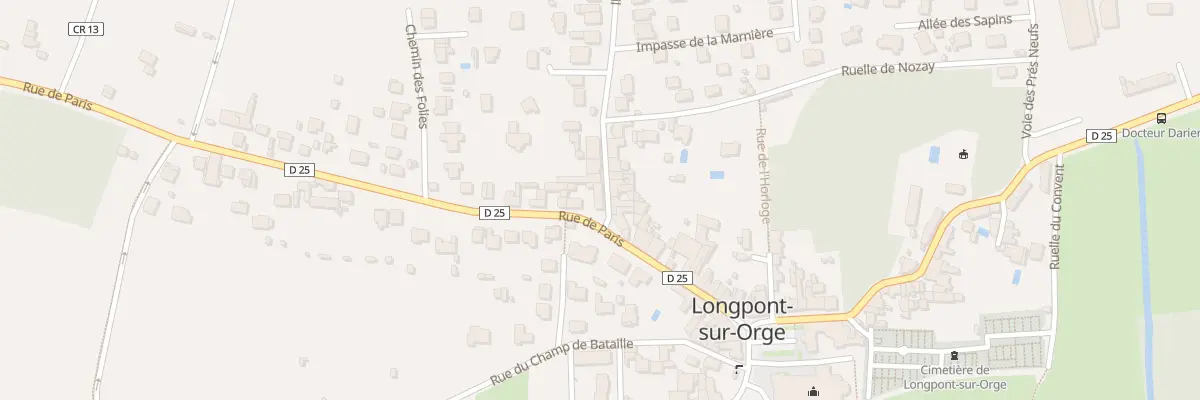 Plan du 1 Rue du Mesnil à Longpont-sur-Orge