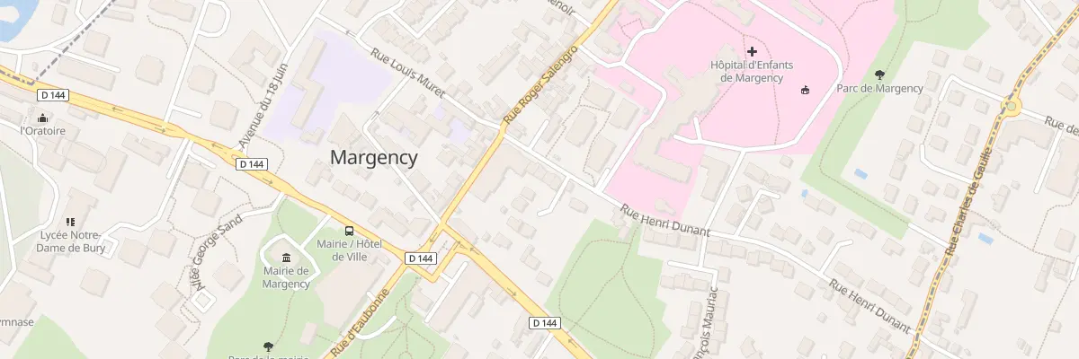 Plan du 2B Rue Henri Dunant à Margency