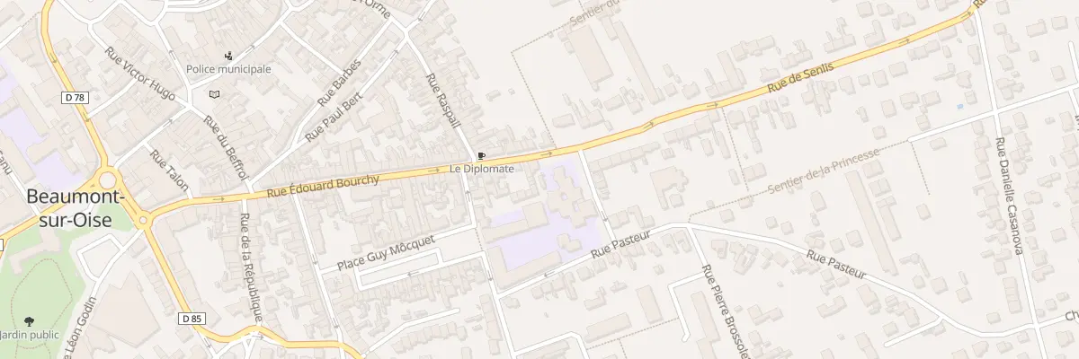 Plan du 48B Rue Edouard Bourchy à Beaumont-sur-Oise