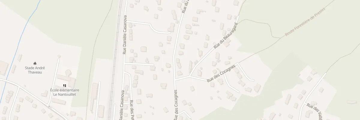 Plan du 6 Rue du Bel Air à Presles