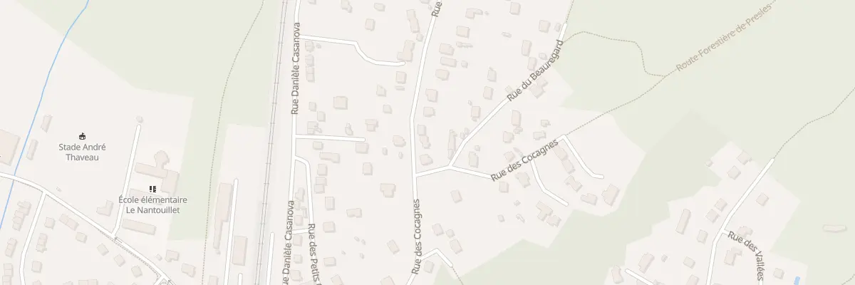 Plan du 4 Rue du Bel Air à Presles