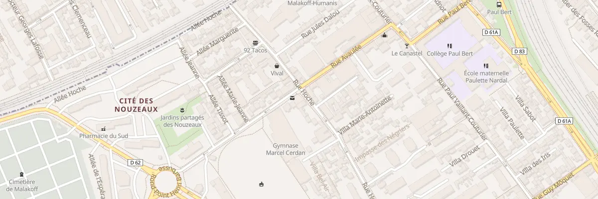 Plan du 31 Rue Avaulée à Malakoff